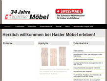 Tablet Screenshot of haslerag.ch